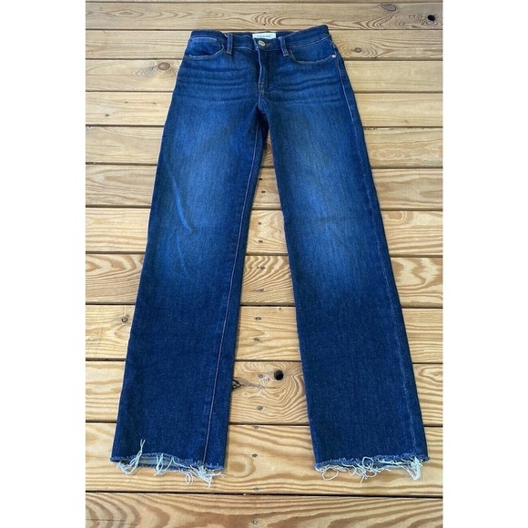 Frame Le High Straight Jeans Size 24 Women’s Blue - Picture 1 of 10